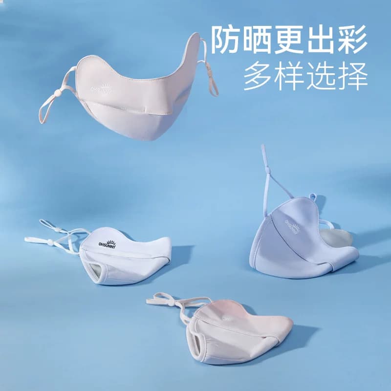 ohsunny防晒口罩女高颜值2026新款防紫外线遮阳医美术后冰丝面罩 - 缩略图3