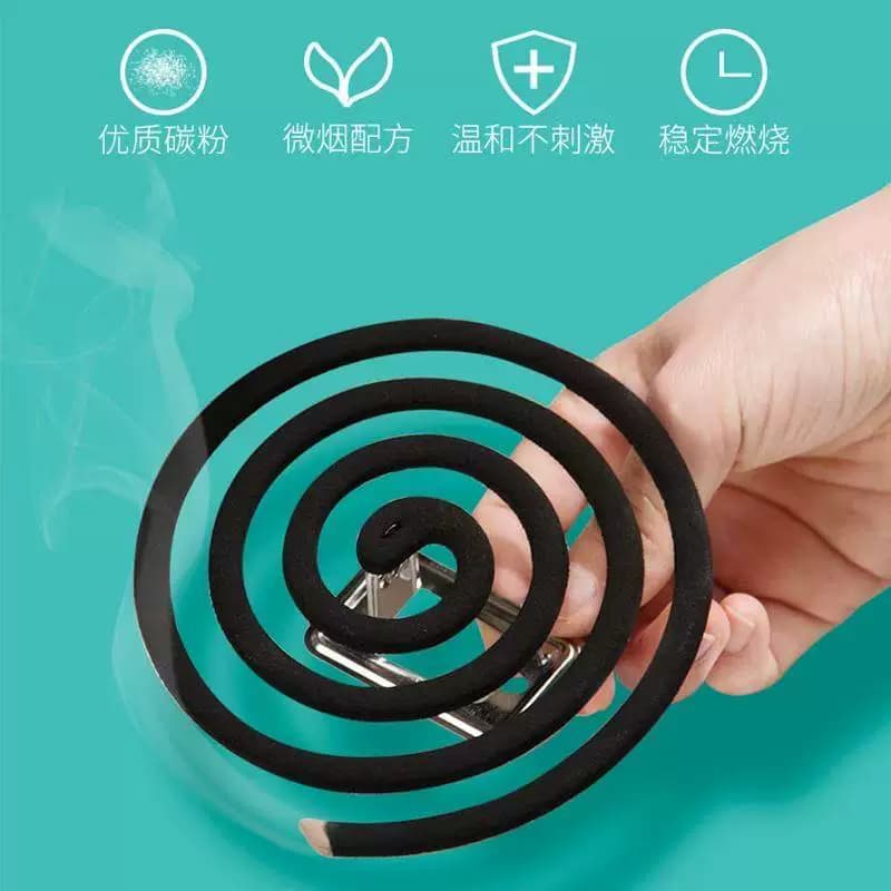 【三盒/送盘】卧室灭蚊防蚊艾草清香型黑蚊香zh - 缩略图3
