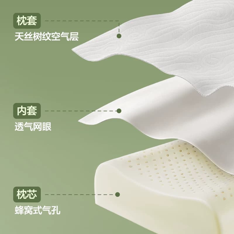 网易严选乳胶枕头护颈椎助睡眠泰国正品原液进口防螨记忆枕头枕芯 - 缩略图3
