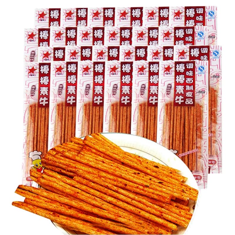 棒棒牛辣条大辣棒面筋8090后怀旧小时候零食儿时回忆小吃食品年代 - 缩略图5