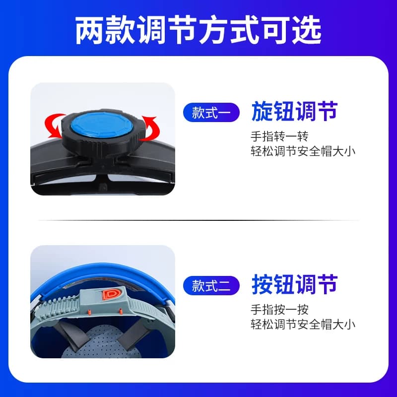 安全帽内衬配件可拆卸吸汗带玻璃钢头盔内胆旋钮按钮工地通用帽衬 - 缩略图4