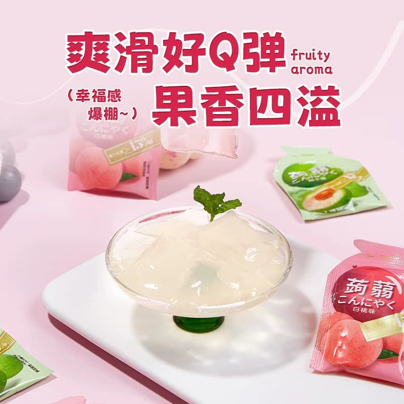蒟蒻果冻0脂混合口味果汁吸吸冻袋装办公休闲解馋小零食小吃食品 - 缩略图2
