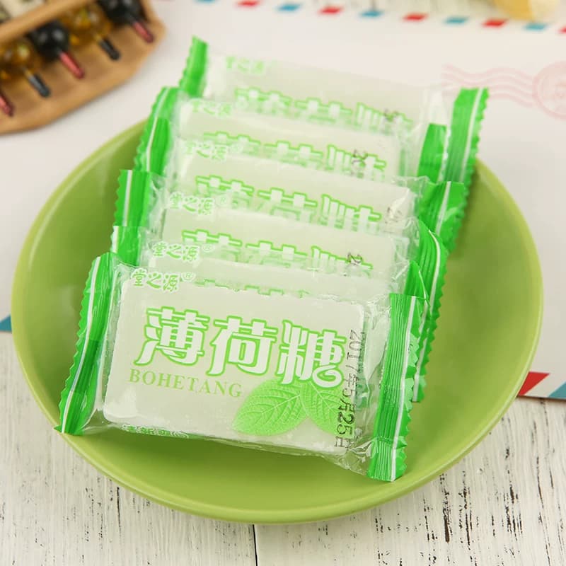 四川老式薄荷糖1000g薄荷块传统手工怀旧80后儿时散装薄荷片糖 - 缩略图4