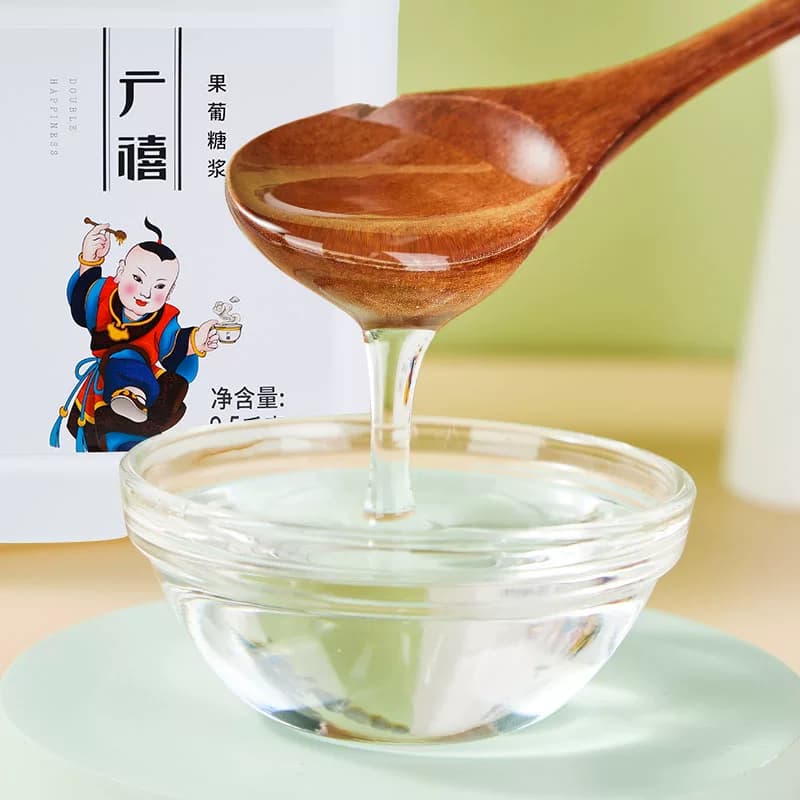广禧F60果葡糖浆2.5kg柠檬茶调味果糖竹蔗冰糖浆咖啡奶茶专用原料 - 缩略图2