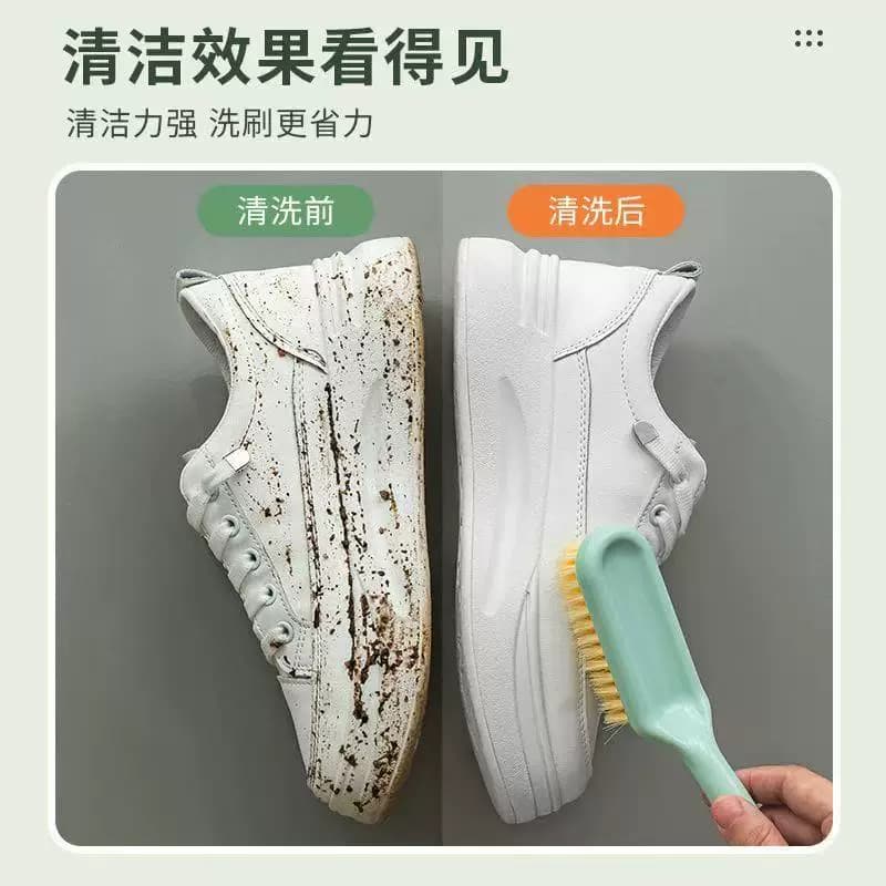 1个软毛鞋刷不伤鞋洗鞋洗衣刷家用多功能板刷衣服鞋专用清洁神器 - 缩略图4