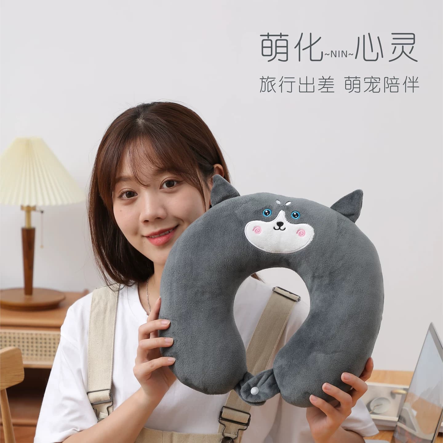 u型枕旅行护颈枕飞机靠枕u型头枕脖颈枕坐车便携趴枕护颈椎长途 - 缩略图3