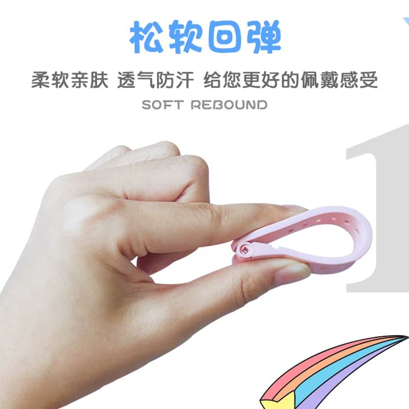 适用华为儿童电话手表表带3Pro配件3S荣耀电话小K2腕带3X4X新耀款智能运动硅胶防水保护套替换带磁吸手腕 - 缩略图2