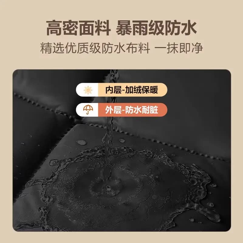电动车挡风被四季通用冬季加绒加厚电瓶摩托防水秋冬款防风罩春秋 - 缩略图4