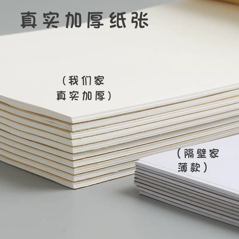 草稿本高中生大学生草稿纸验算初中生学生用加厚考研专用稿纸小学生白纸横线空白本子高考演草纸米黄网格分区 - 缩略图2