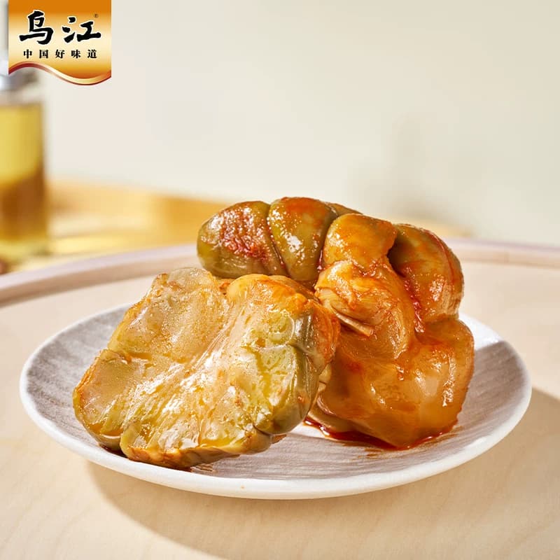 乌江榨菜头榨菜全形300g炖汤咸香做菜开味咸菜下饭菜鲜脆袋装 - 缩略图3