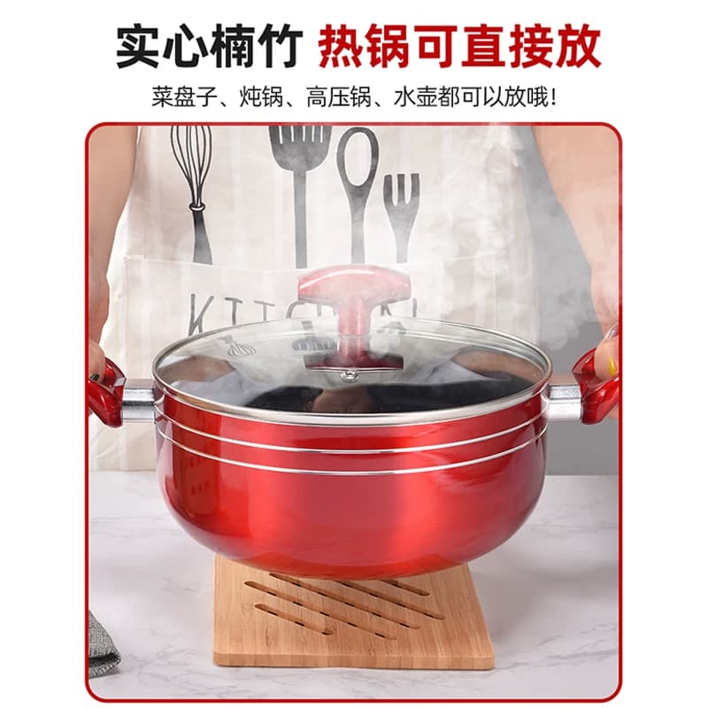 碗垫隔热垫餐桌竹垫餐垫锅垫盘子家用菜垫子防烫杯垫桌面耐高温 - 缩略图4