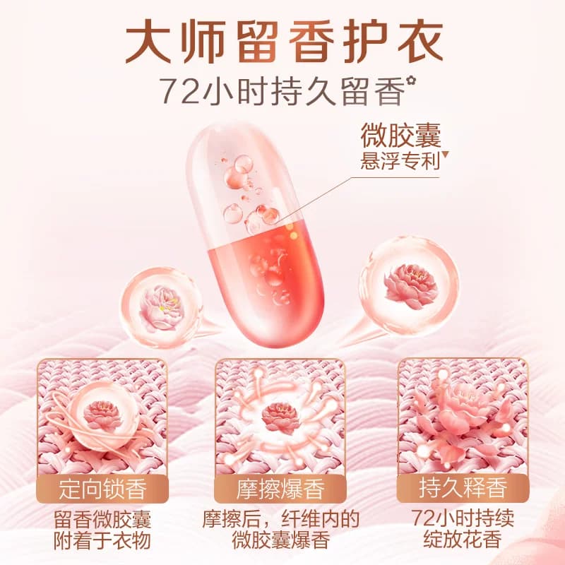 立白大师香氛洗衣液家用正品玫瑰持久留香柔顺瓶装衣物香水护衣 - 缩略图2