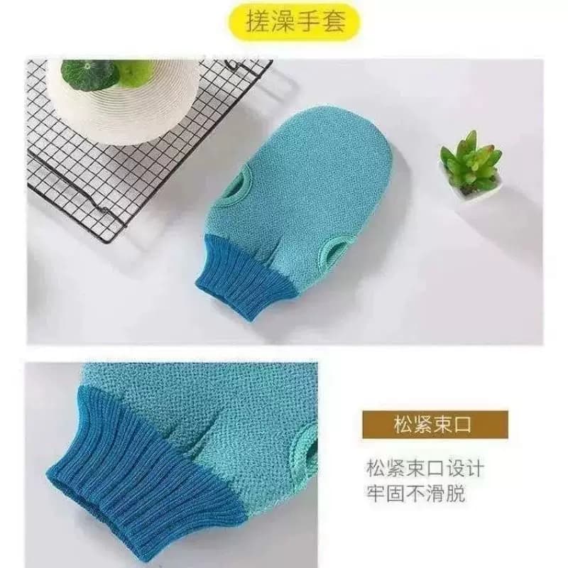 强力搓澡巾搓泥神器双面成人粗纱去污搓澡手套男女洗澡巾沐浴巾新 - 缩略图4