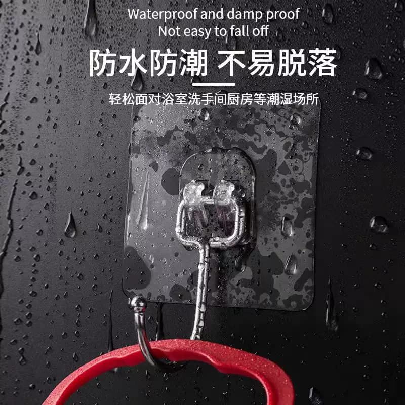 挂钩免打孔强力胶粘钩挂墙壁承重墙无痕宿舍粘贴钩子强力粘粘胶 - 缩略图4