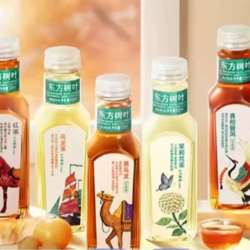 农夫山泉东方树叶900ml500ml/无糖茶饮料茉莉花茶青柑普洱乌龙茶 - 缩略图3