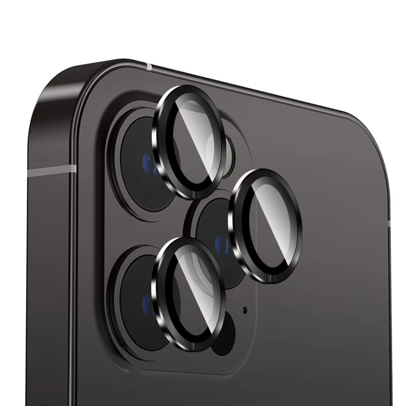 适用苹果镜头保护盖13膜iphone15镜头贴14pro手机12镜头圈17pro保护膜13promax全包16全覆盖17红色金属白色 - 缩略图4