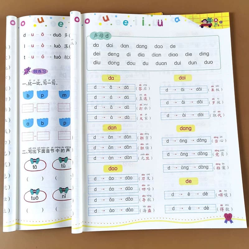 小学汉语拼音拼读训练大全专项练习册声母韵母汉字一年级幼小衔接四声调整体音节认读幼儿园中大班入学准备启蒙学拼音教材全套重点 - 缩略图2