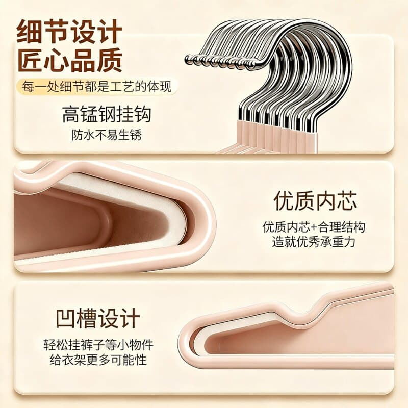 加粗家用衣架防滑挂衣架多规格 - 缩略图2