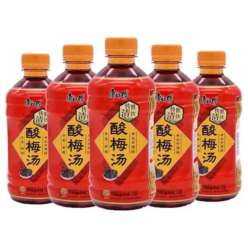 康师傅酸梅汤饮料330ml*1瓶装小瓶夏日解渴风味饮料 - 缩略图3
