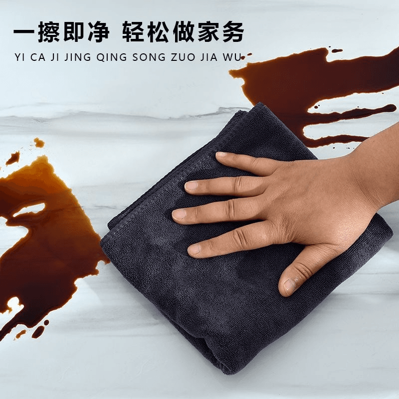 家政毛巾抹布保洁专用清洁吸水不掉毛加厚洗车擦玻璃地板厨房擦车 - 缩略图3