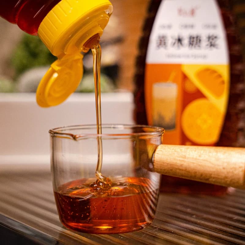 黄冰糖浆零脂肪广西竹蔗冰糖浆柠檬茶咖啡奶茶专用非麦芽果家用 - 缩略图3