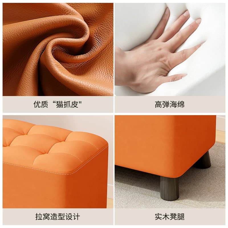 小凳子家用矮凳小板凳椅子客厅沙发凳入户换鞋凳久坐不累坐凳结实 - 缩略图3