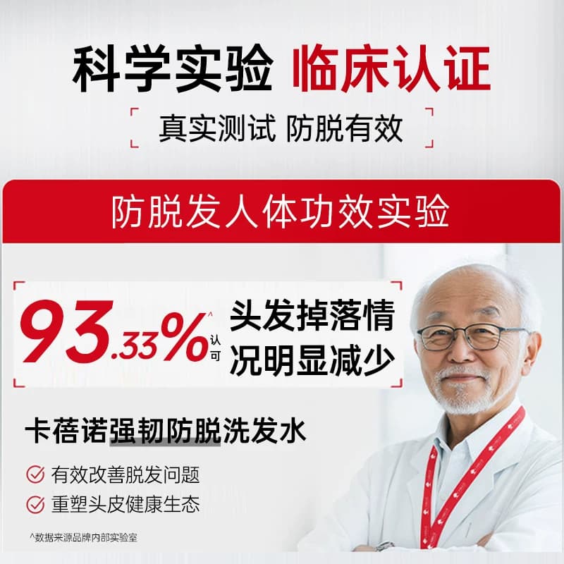 卡蓓诺防脱洗发水固发密发护发蓬松控油精华防脱发洗发露液进口 - 缩略图3