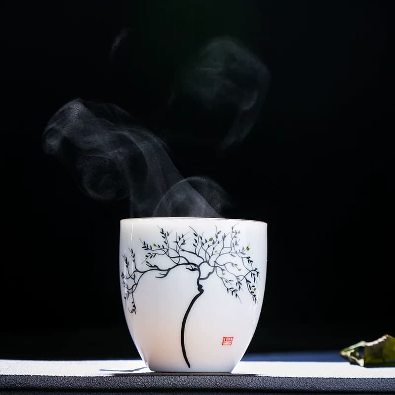 瓷韵东方手绘陶瓷茶杯主人杯家用喝茶品茗杯功夫茶具个人杯单杯 - 缩略图4
