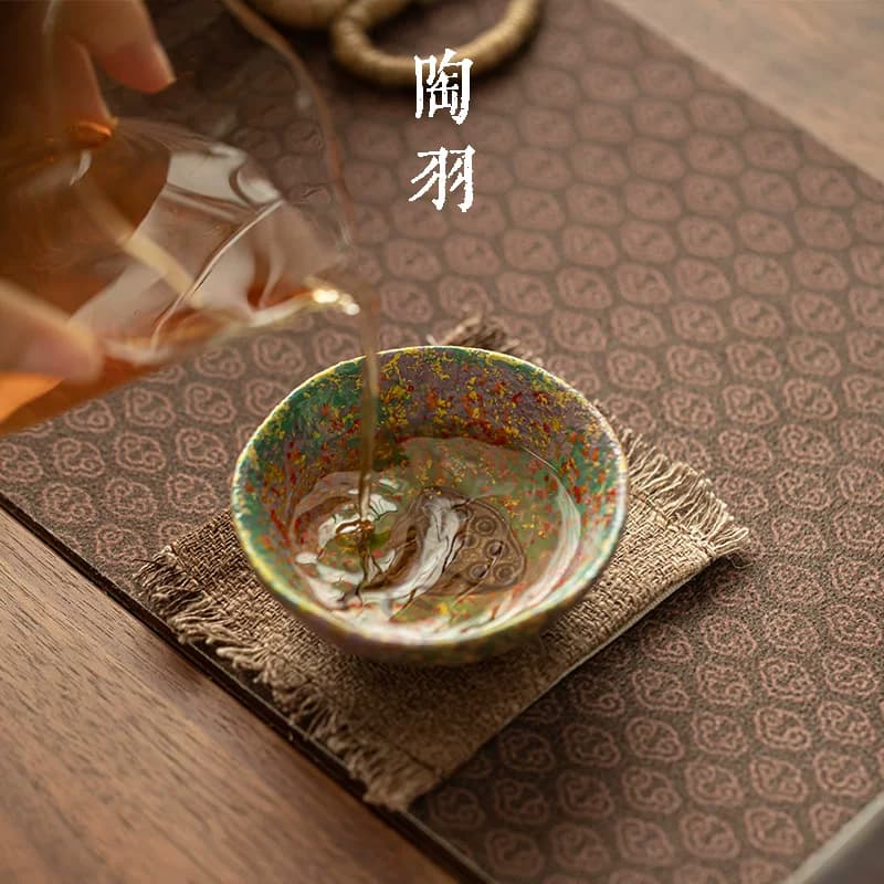 岩绘时光莲吉杯家用陶瓷茶杯主人杯个人专用品茗杯功夫茶具单杯 - 缩略图5