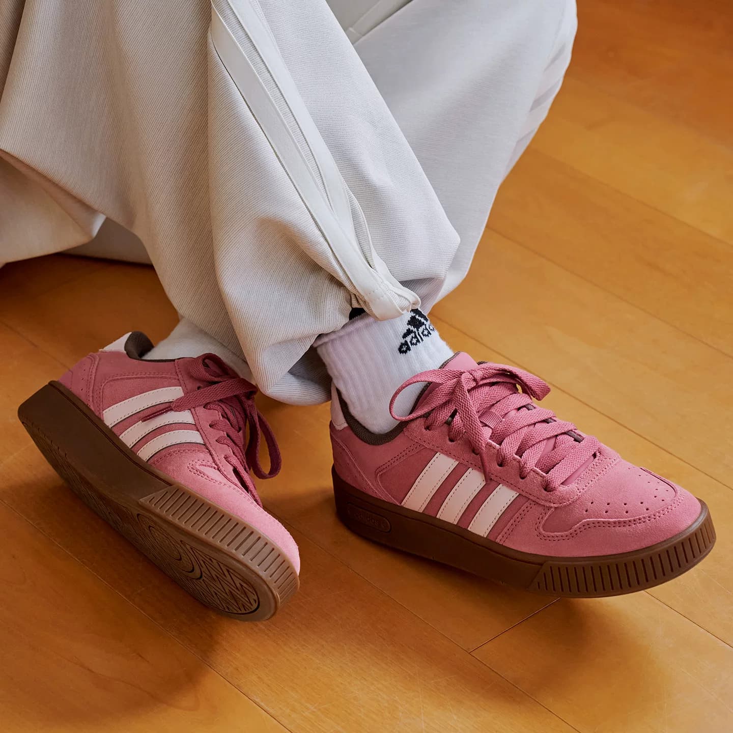 「小锯齿」D-PAD CLASSIC美高风篮球风板鞋男女adidas阿迪达斯 - 缩略图4