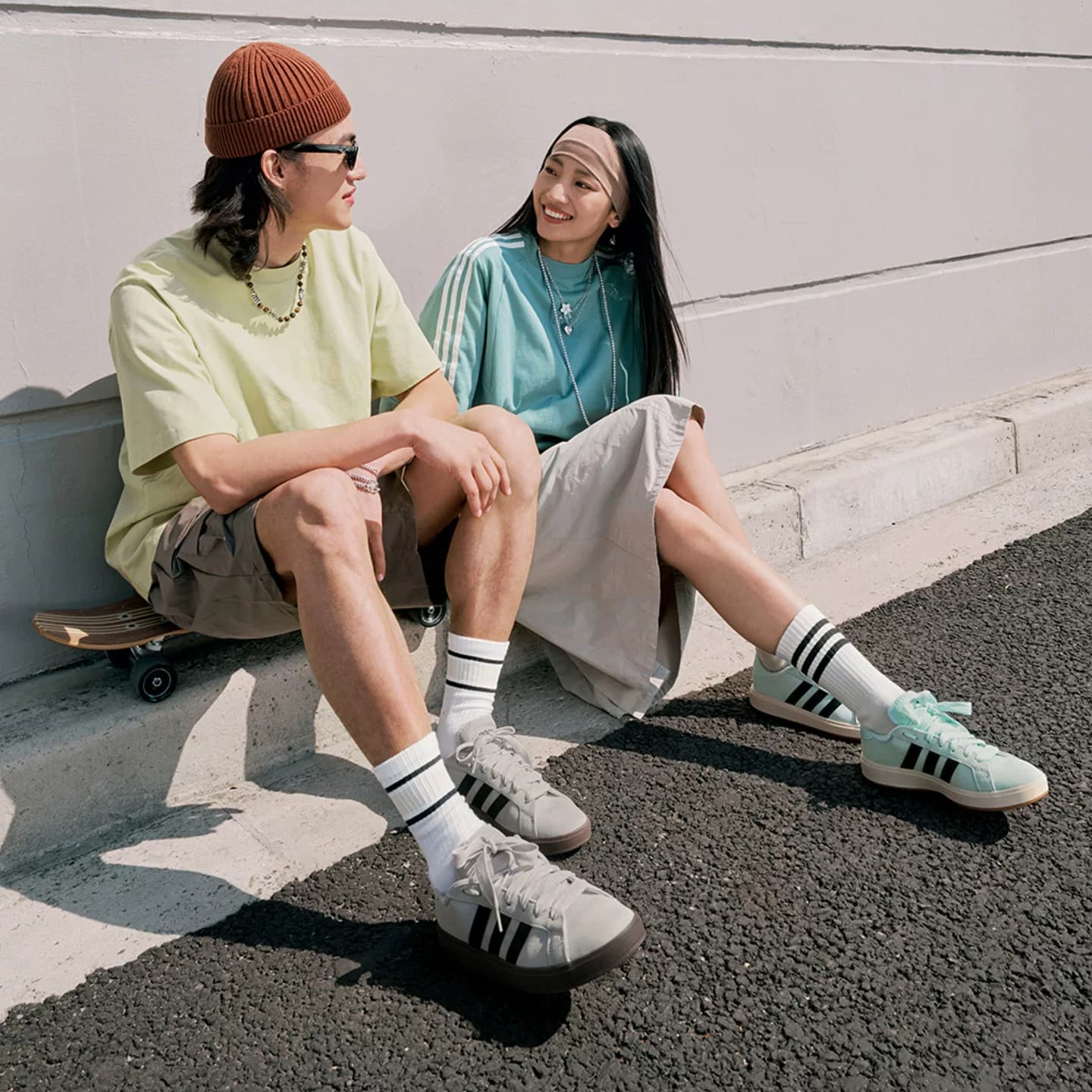 「面包鞋」GRAND COURT BASE 00s休闲低帮板鞋男女adidas阿迪达斯 - 缩略图5