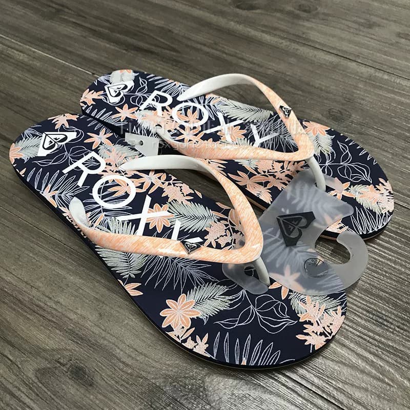 ROXY女童潮牌户外休闲度假游泳防滑超轻泡沫平底百搭拖鞋 - 缩略图4