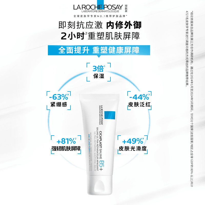 【黄子弘凡推荐】理肤泉新B5面霜舒缓泛红印痕屏障修护换季受损 - 缩略图3