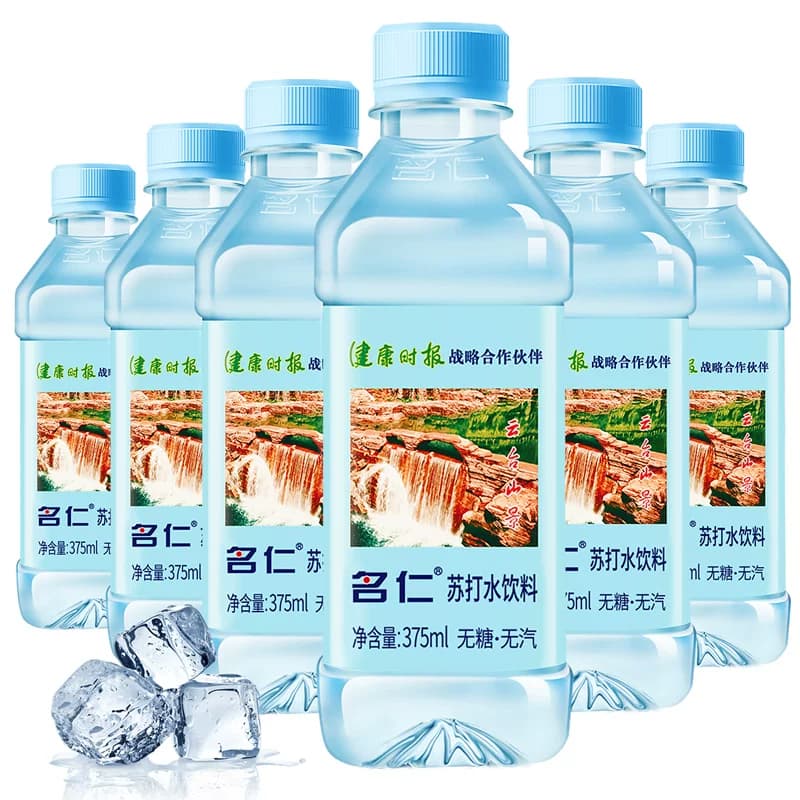 名仁苏打水碱性水弱碱纯净矿泉水饮用水375ml×6瓶无糖饮料 - 缩略图2