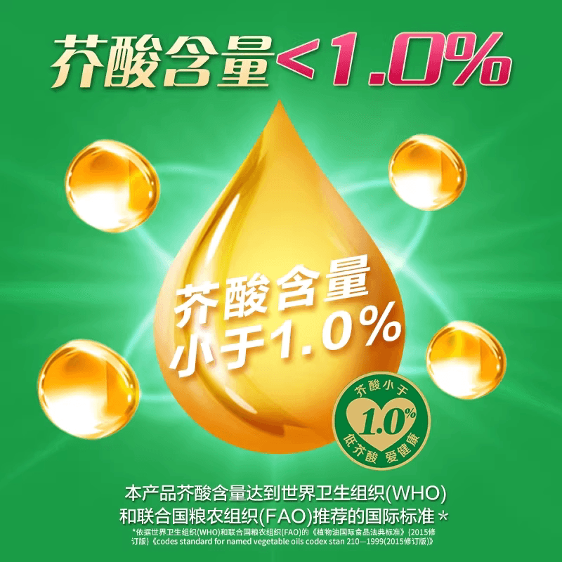 鲁花低芥酸特香菜籽油菜油2L非转基因 物理压榨 食用油菜籽油 - 缩略图5