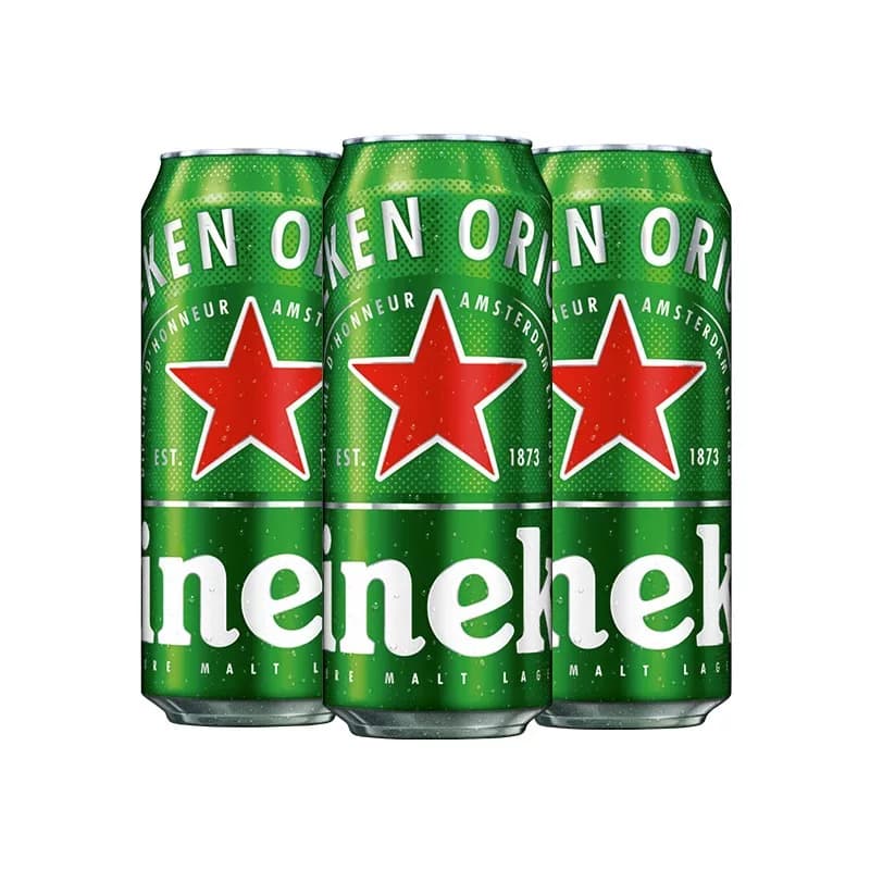 Heineken/喜力经典啤酒500ml*3罐全麦拉格分享装包装随机 - 缩略图2