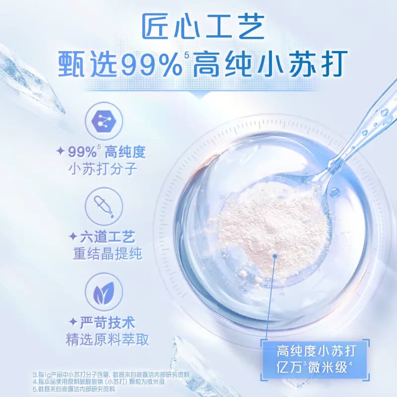 高露洁劲白小苏打美白牙膏180g*2支成人清新口气去渍去黄抗敏感 - 缩略图2