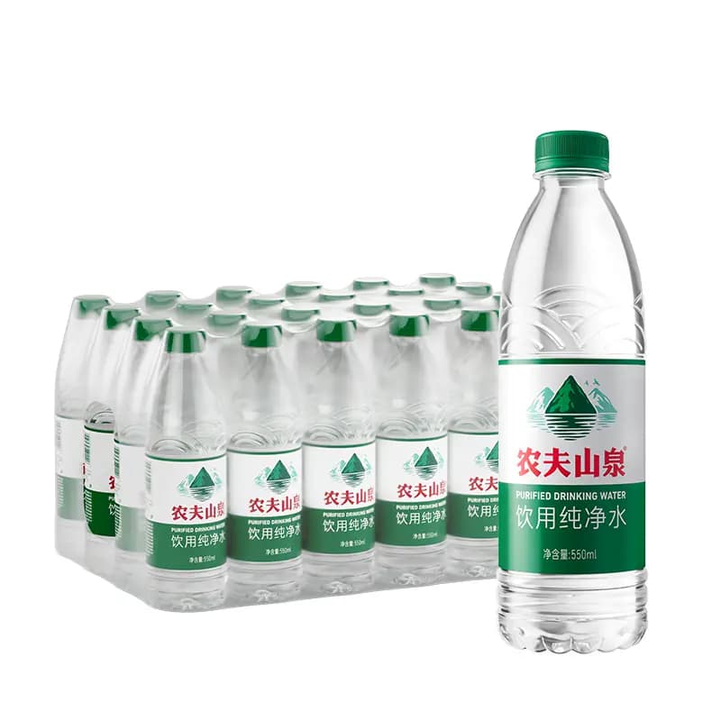 农夫山泉饮用纯净水550ml*24瓶/箱 塑膜装 - 缩略图2
