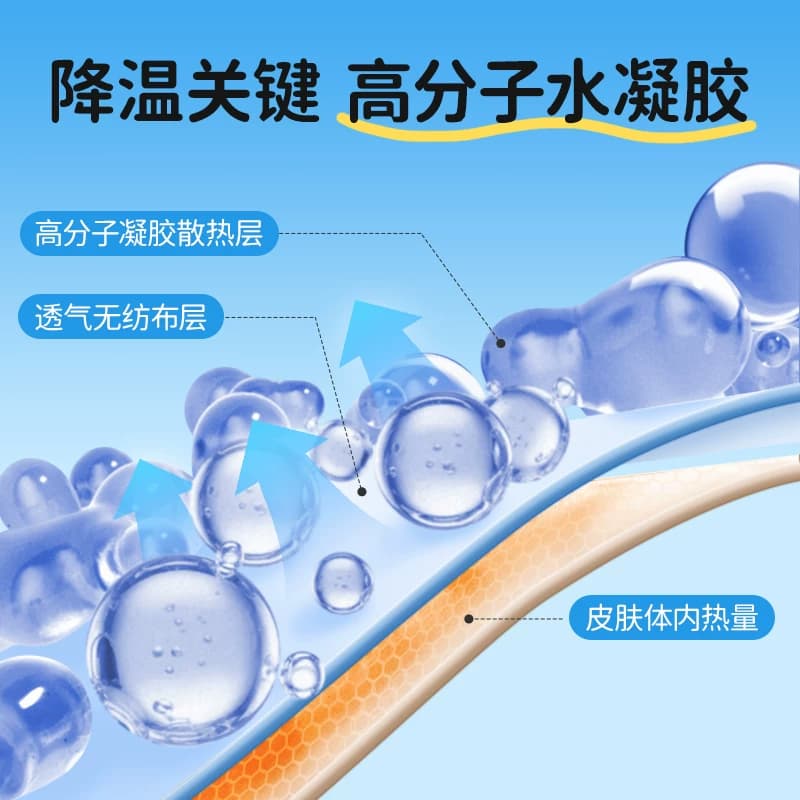 可孚退热贴退烧贴宝宝婴幼儿童成人医用冷敷冰凉感冒降温冰贴凑单 - 缩略图3