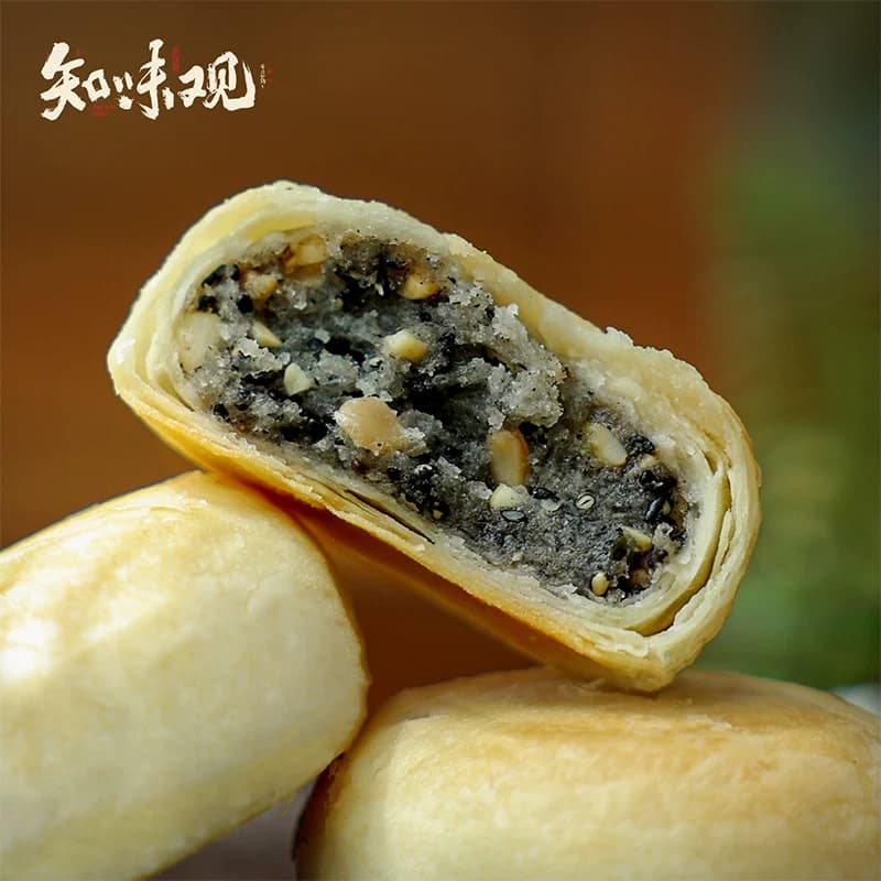 知味观椒盐苏式酥皮老式月饼中秋零食糕点礼盒老字号送礼团采推荐 - 缩略图3