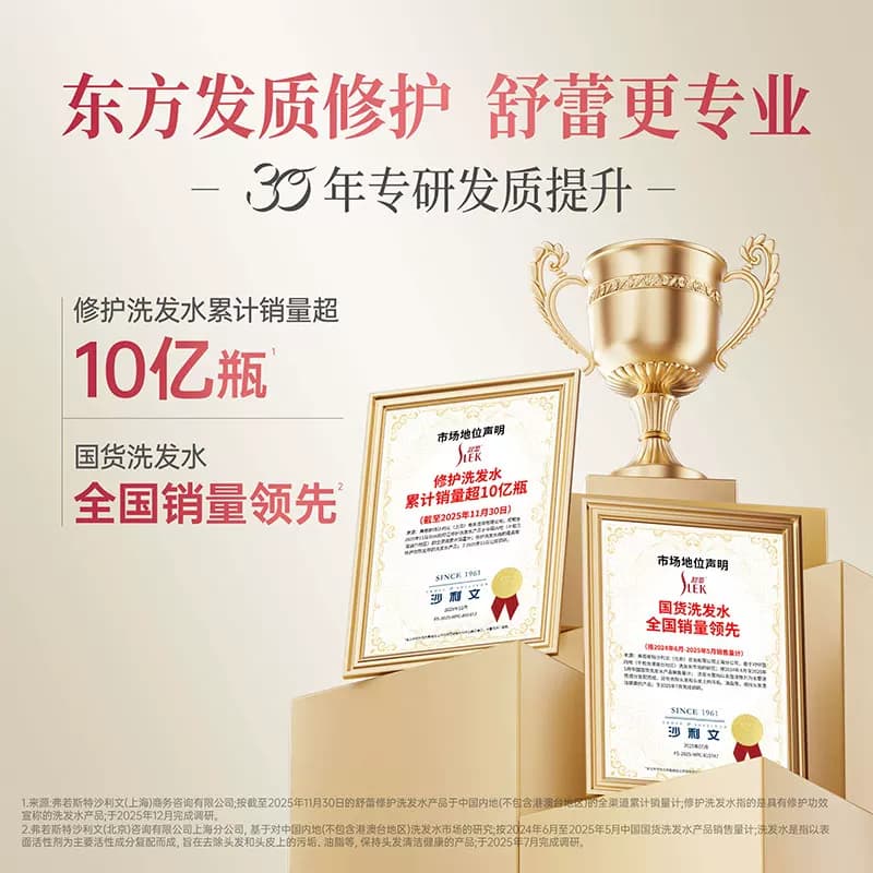 舒蕾蚕丝丝质顺滑去屑洗发水露保湿控油蓬松柔顺改善毛躁洗发膏 - 缩略图2