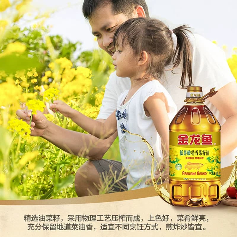 金龙鱼特香菜籽油菜油 非转物理压榨低芥酸 - 缩略图4