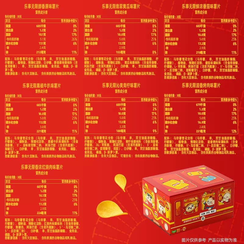 【新老包装交替发】乐事罐装薯片专列礼盒832gx1盒露营零食六一 - 缩略图5