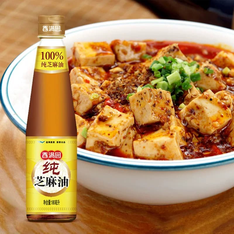 香满园 纯芝麻油180ml 香油 调味凉拌菜烹饪火锅火锅凉拌菜调料油 - 缩略图3