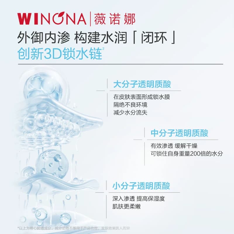 薇诺娜透明质酸保湿修护面膜6片补水敏感肌 - 缩略图3