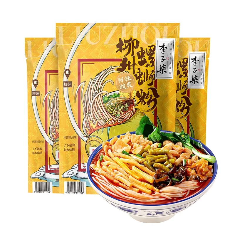 李子柒方便速食柳州螺蛳粉螺丝粉米粉螺丝粉夜宵螺狮粉 - 缩略图5