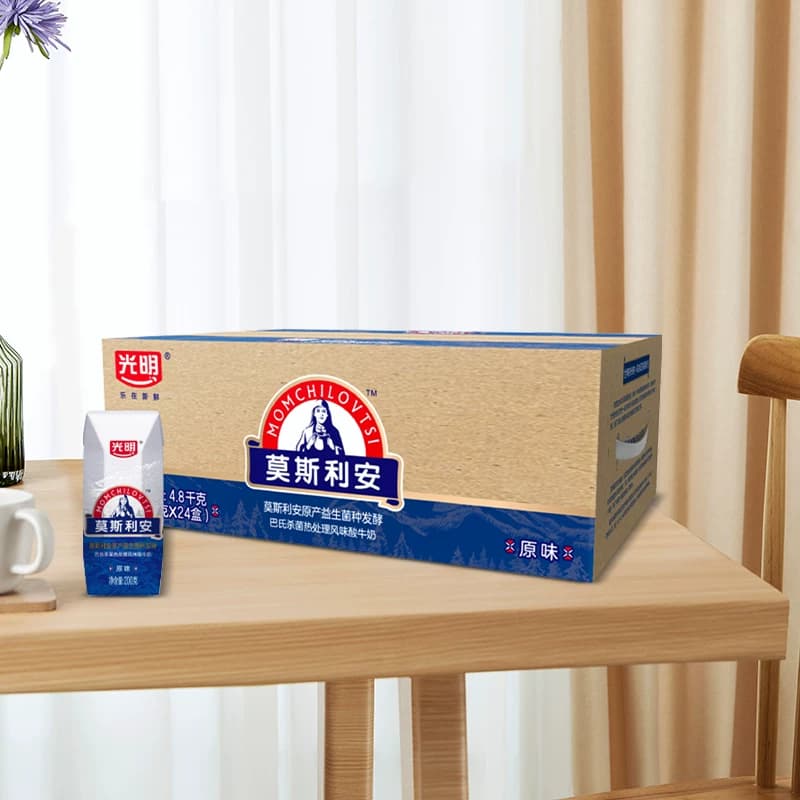 光明莫斯利安原味酸奶200g*24盒/家庭装早餐酸奶酸牛奶 - 缩略图3
