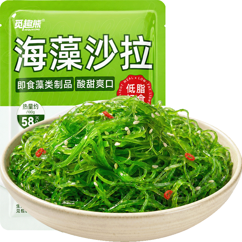 海藻沙拉200g轻脂裙带菜丝海草海带丝下饭菜寿司料理搭配即食 - 缩略图3