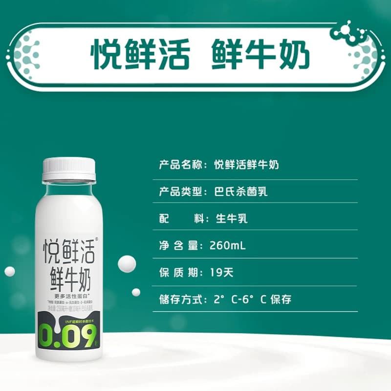 【下拉详情页领优惠】悦鲜活原生高钙低温鲜牛奶原味鲜奶 - 缩略图5