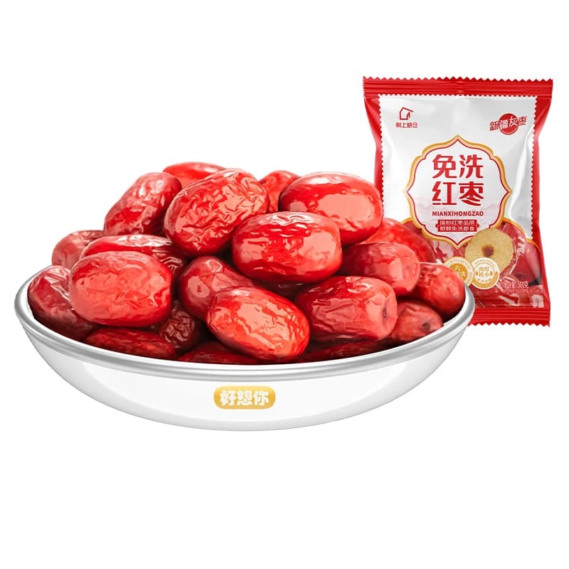 好想你旗下品牌树上粮仓免洗红枣大红枣即食泡茶煮粥蜜饯零食 - 缩略图3